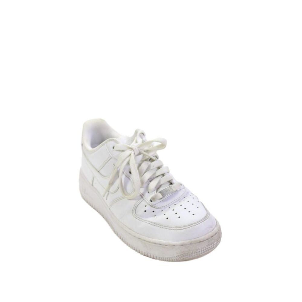 Nike Mens Leather Classic Air Force 1 '07 Low Top Sneakers Triple White Size 9